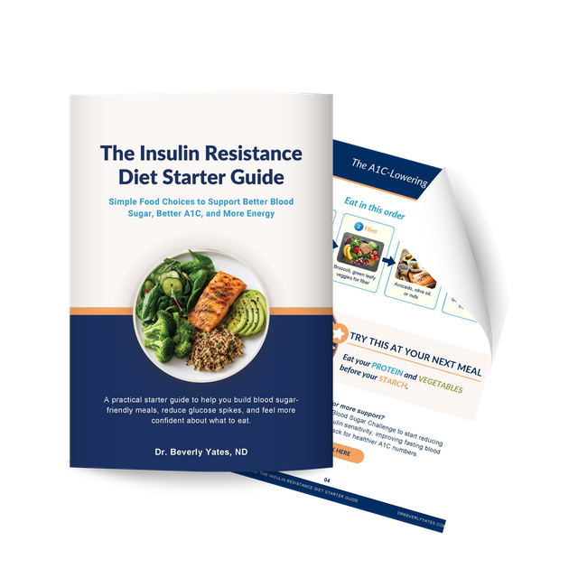Insulin Resistance Diet Starter Guide mockup